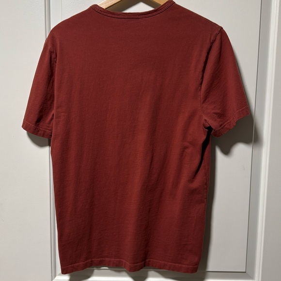 Vince burnt orange garment dyed cotton SS crew neck tee size small - Picture 5 of 5